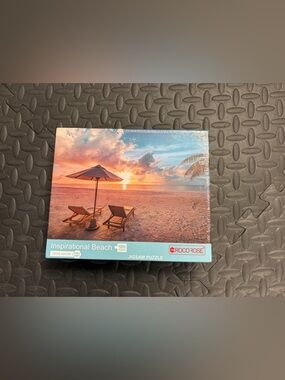 Rocorose 'Inspirational Beach' 1000-Piece Jigsaw Puzzle - Sunset Beach